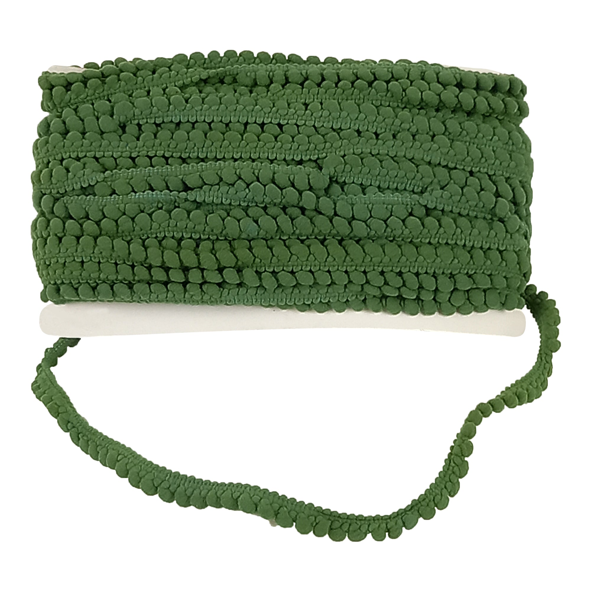 Mini Pom Pom Collection - 1/4" width X 25 Yards in Hunter Green