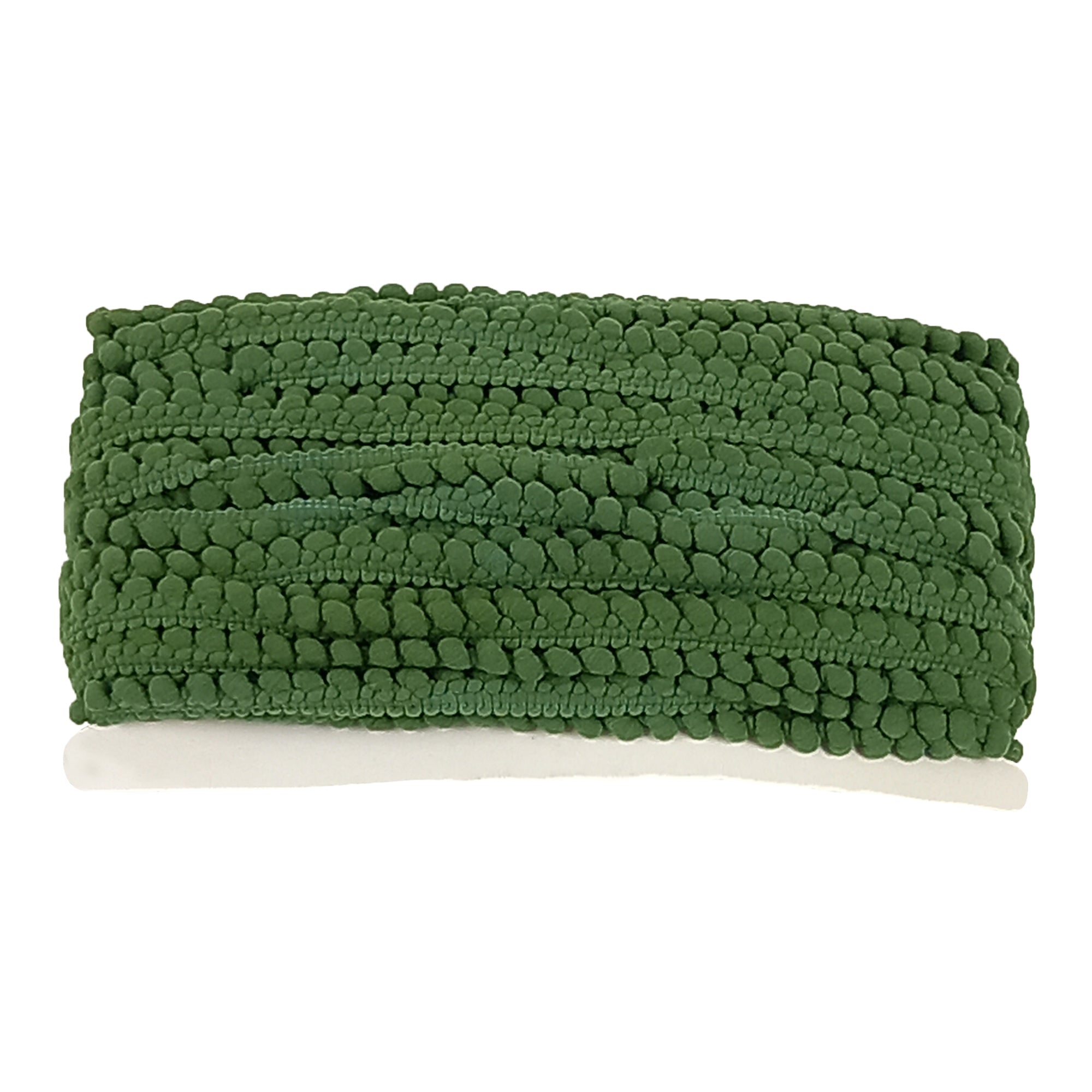 Mini Pom Pom Collection - 1/4" width X 25 Yards in Hunter Green