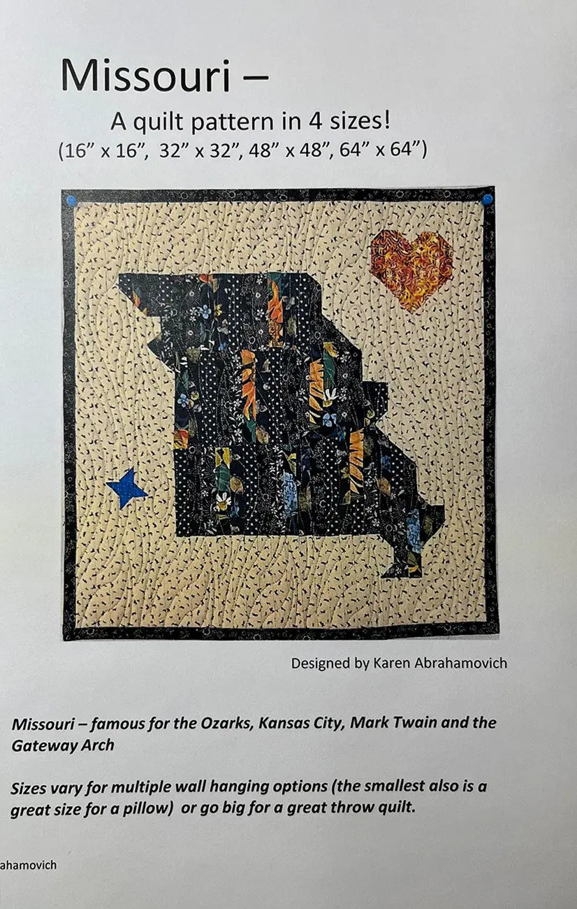 Missouri Quilt Pattern - Linda's Electric Quilters