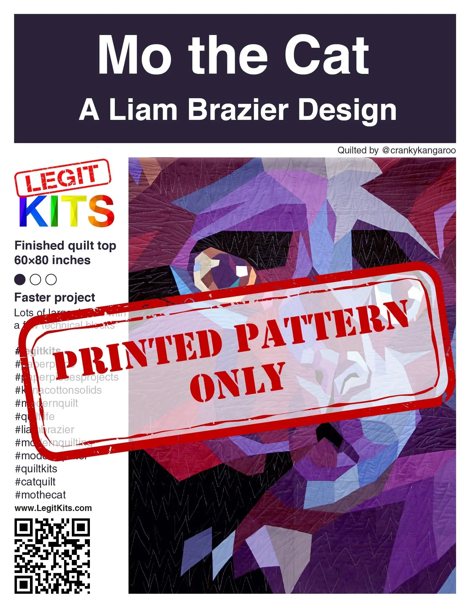 Mo the Cat Pattern Legit Kits