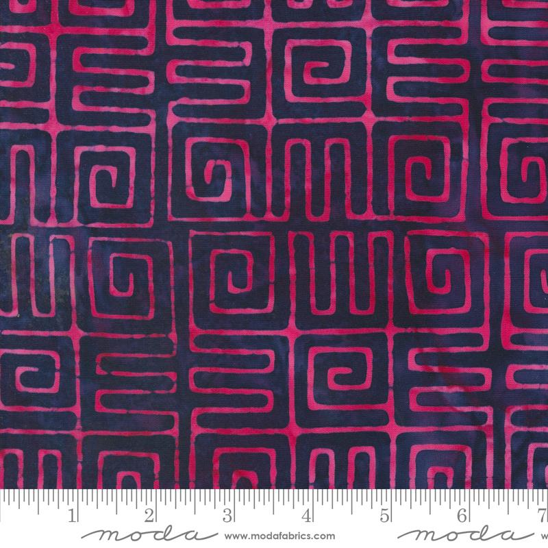 Moda 4368 29 - Berrylicious Batiks - Plum 45" Fabric Per Yard
