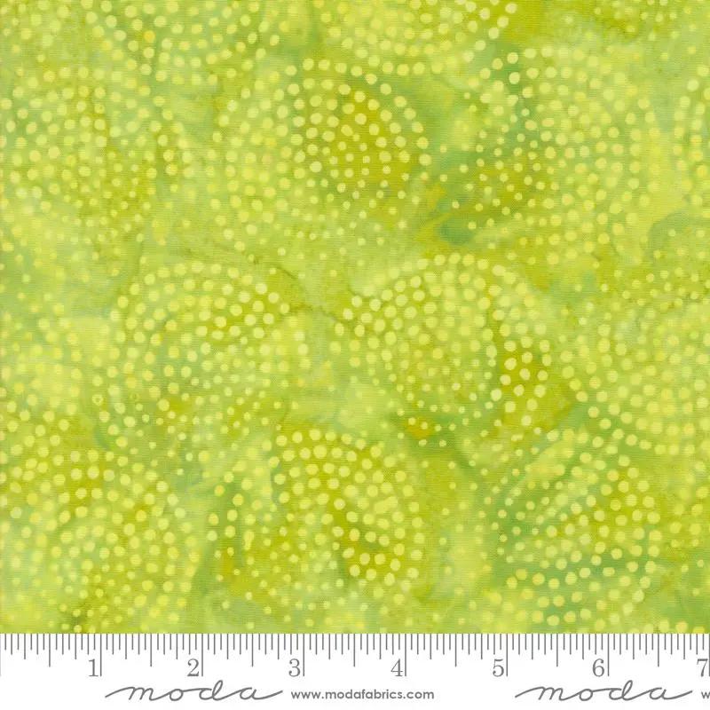 Moda 4369 23 - Echo Batiks - Lime Swirl 45" Fabric Per Yard Fabric Fanatics