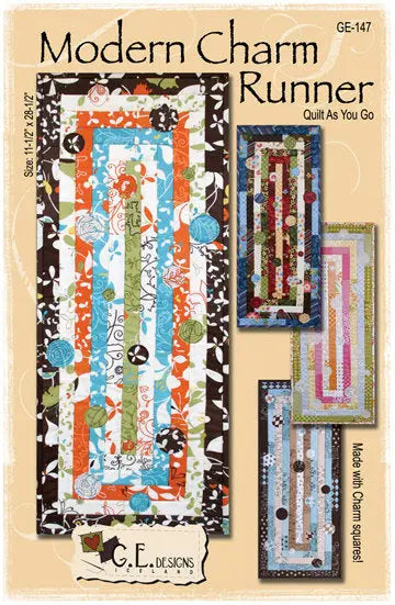 Modern Charm Runner Pattern 147 GE Designs