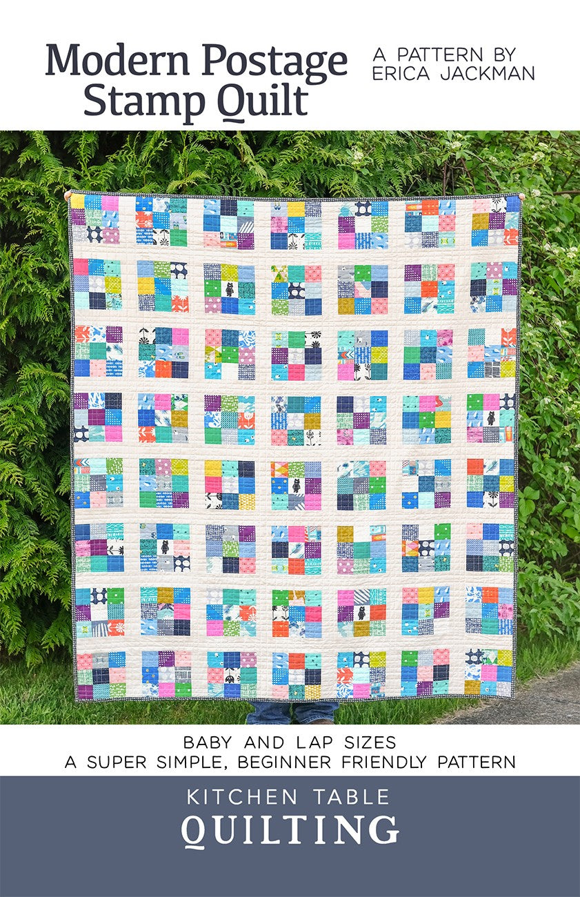 Modern Postage Stamp Quilt Pattern