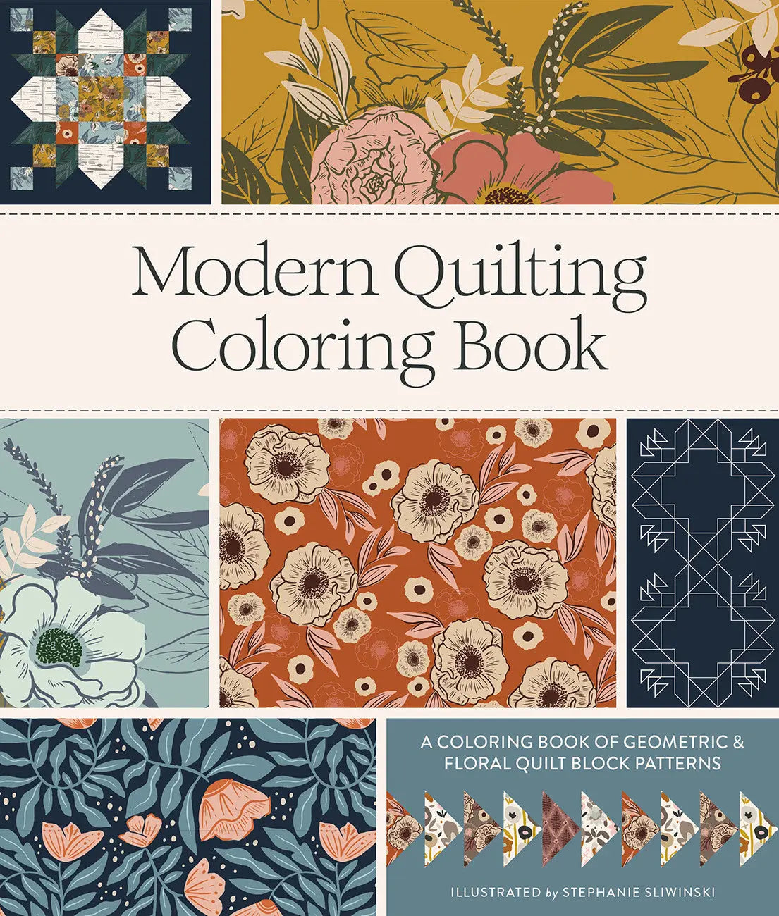 Modern Quilting Coloring Book - Linda's Electric Quilters