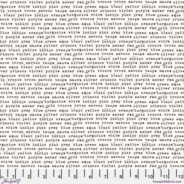 Monochrome Paper Stamped Cotton 44"/45" Fabric Per Yard