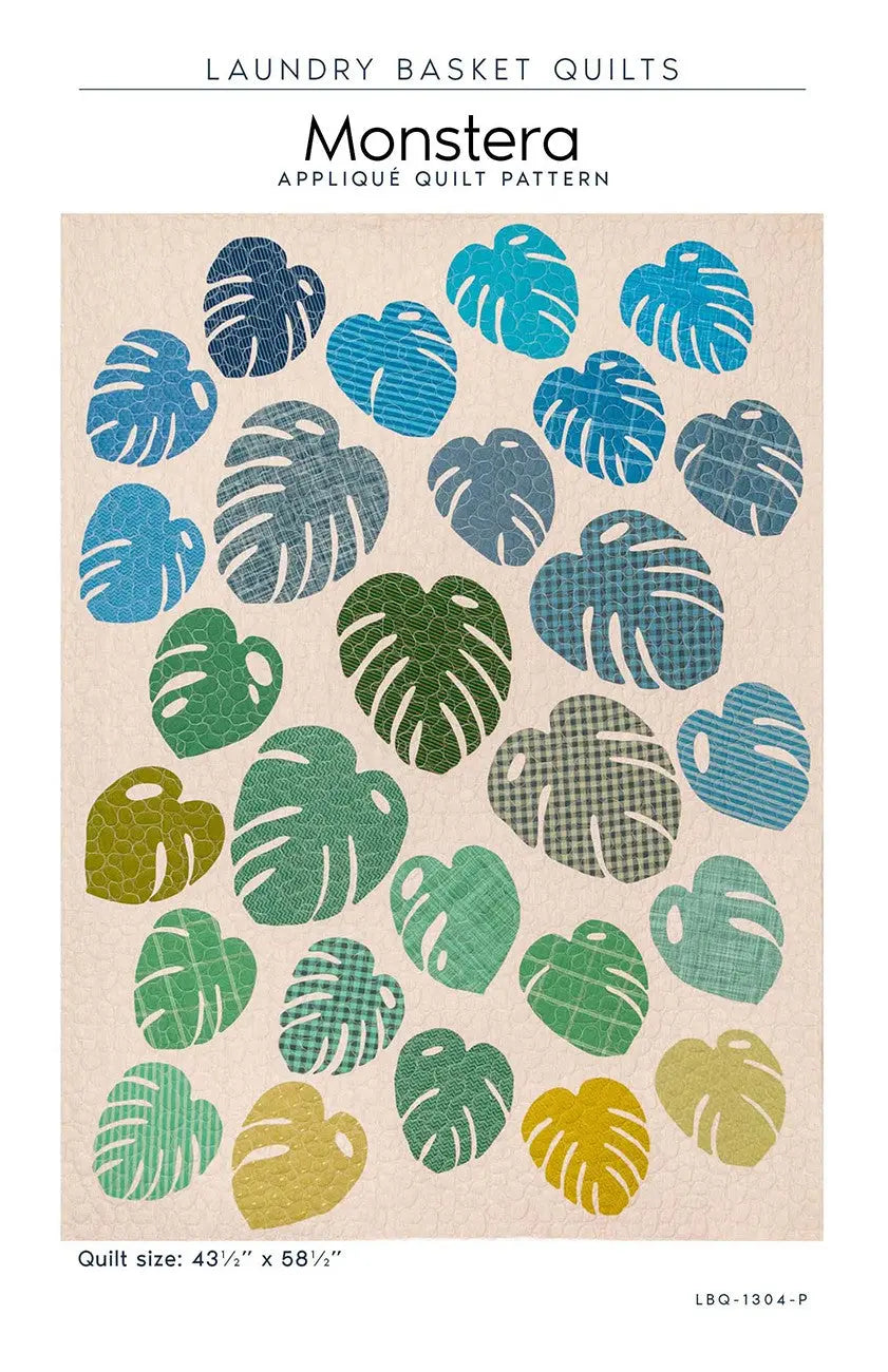 Monstera - Linda's Electric Quilters