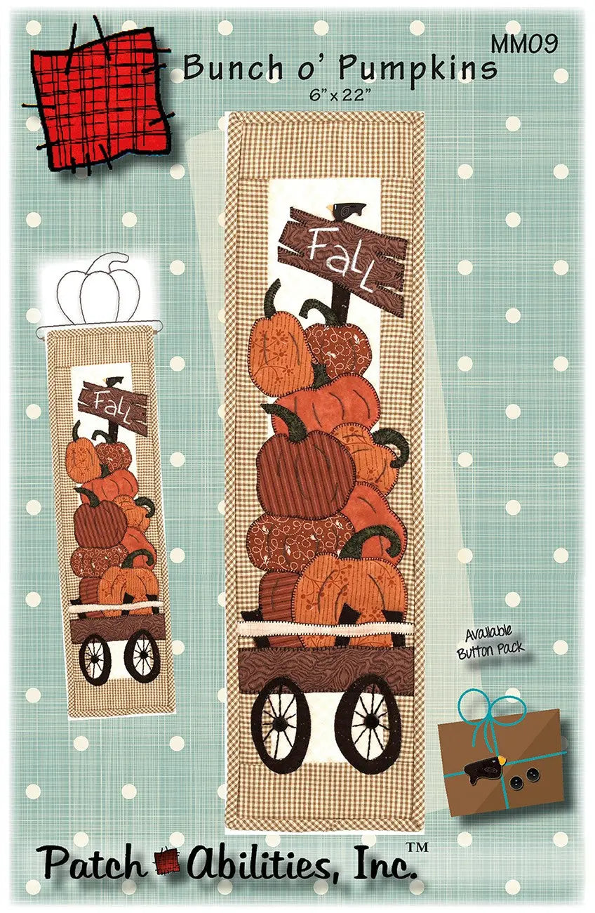 Monthly Mini's - Bunch O' Pumpkins - Linda's Electric Quilters