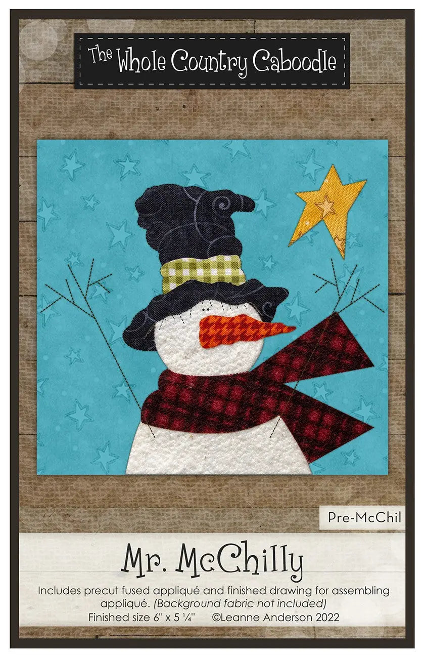 Mr. McChilly Precut Fused Applique Pack - Linda's Electric Quilters