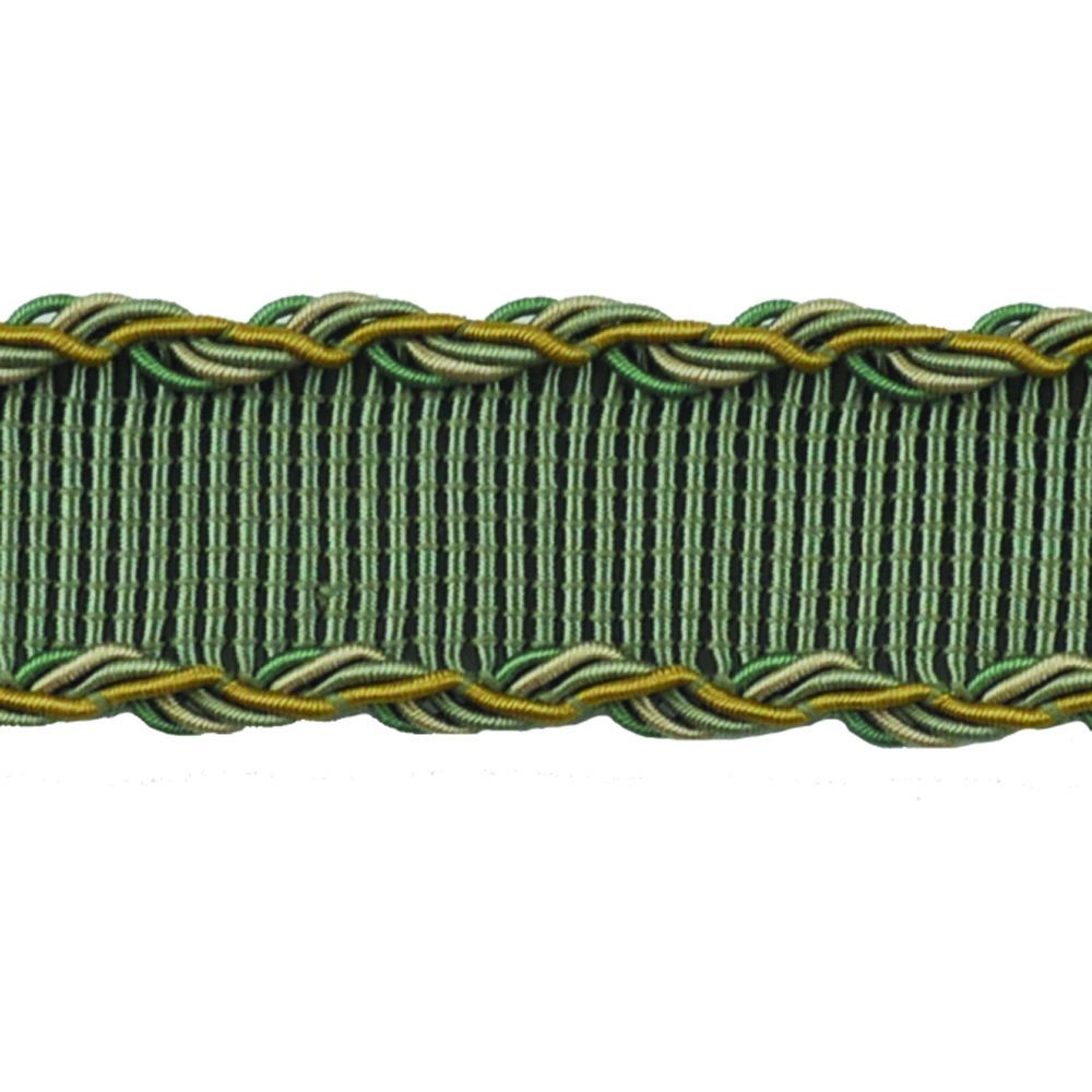 Mulberry Collection - 1 1/2" Width BRAID (25 Yard Roll) - BR-7066-33/82 Moss Green and Mocha