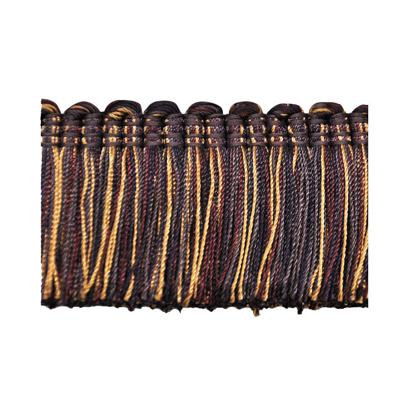 Mulberry Collection - 2" width Brush Fringe (25 Yard Roll) - BF-4004-26/61 Mocha