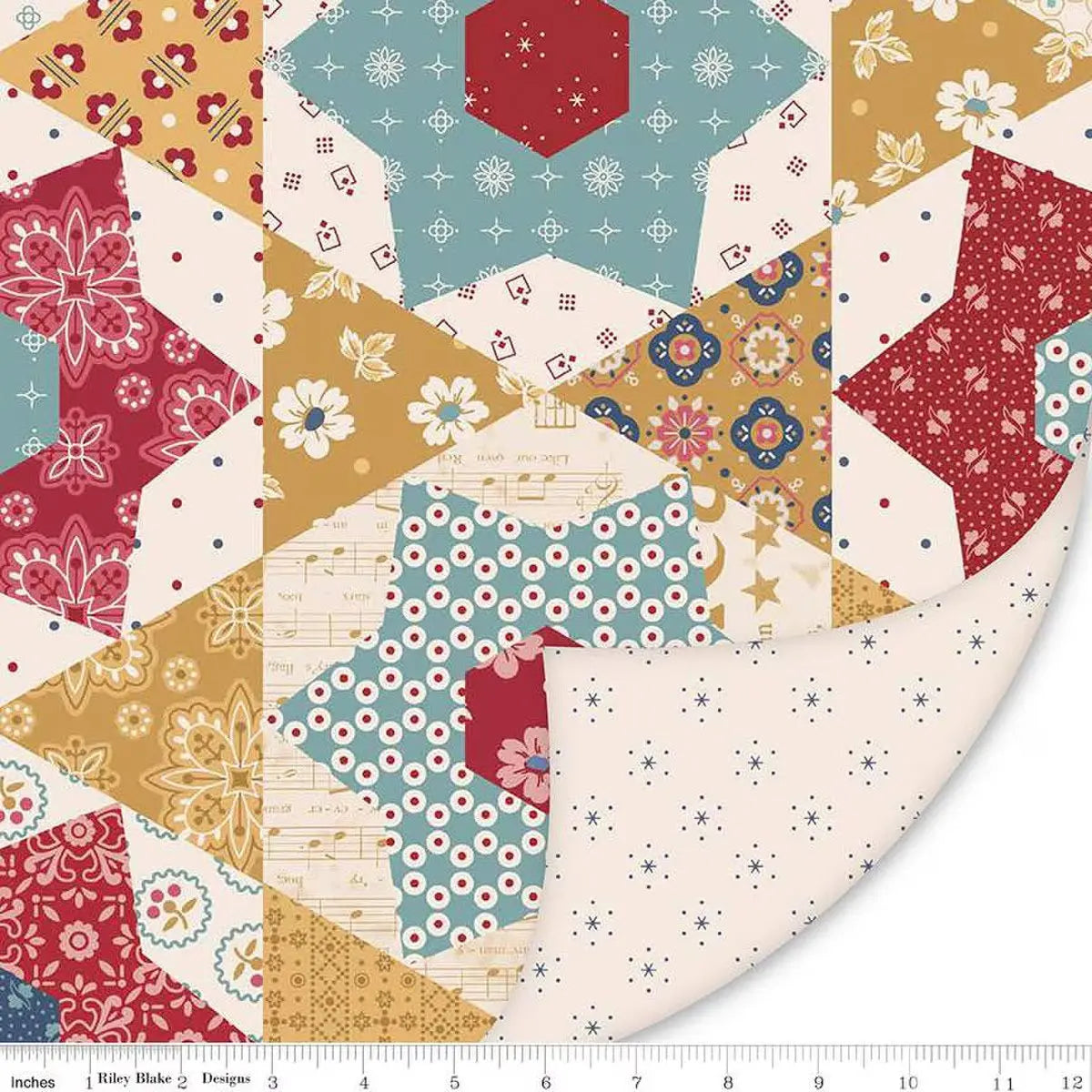 Multi Double Lush Velvet 58/60" Americana Stars - Linda's Electric Quilters