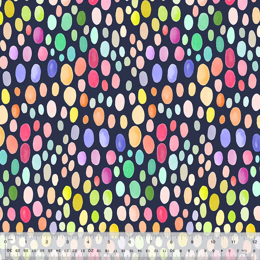 Multi Insectarium Cocoon Cotton Wideback Fabric per yard