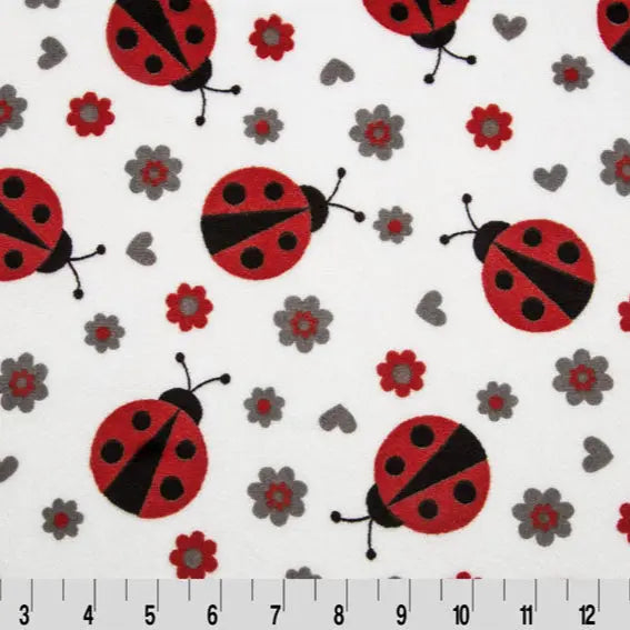 Lady Bug Digital Cuddle Scarlet - Linda's Electric Quilters