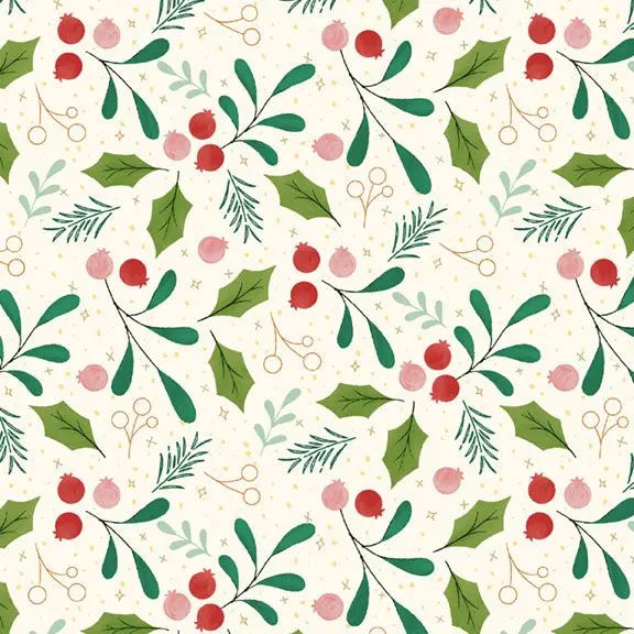 Multi Make It Metty Joy Cotton Wideback Fabric per yard