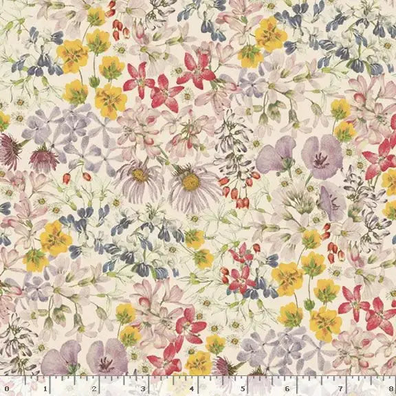 Multi Packed Garden Cotton Wideback Fabric Per Yard - Linda's Electric Quilters