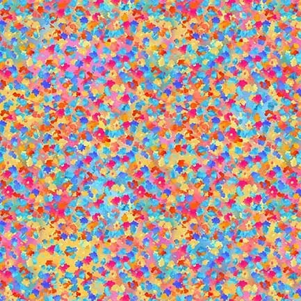 Multi Pastel Funfetti Cotton Wideback Fabric per yard - Linda's Electric Quilters