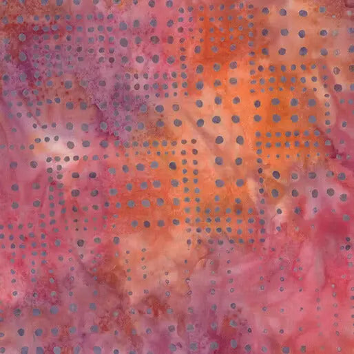 Multi Variegated Fruit Punch Dots Cotton 44"/45" Fabric Per Yard Benartex Inc