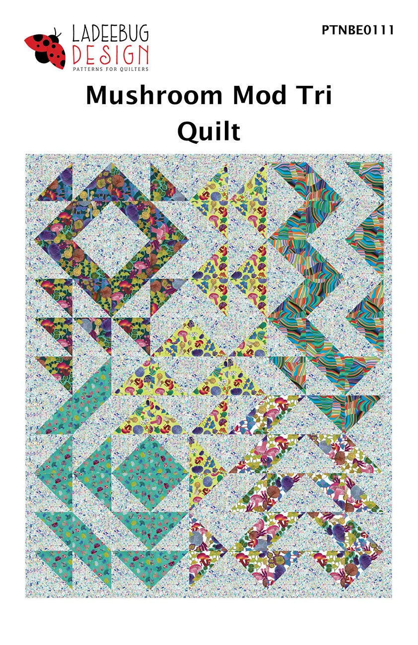 Mushroom Mod Tri - Linda's Electric Quilters