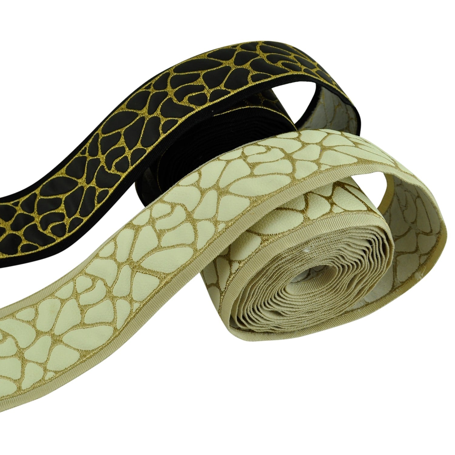 [NEW] Faux Leather 3 Inch Giraffe Print Tape - BR-7528