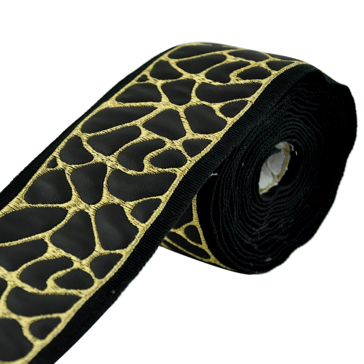 [NEW] Faux Leather 3 Inch Giraffe Print Tape - BR-7528