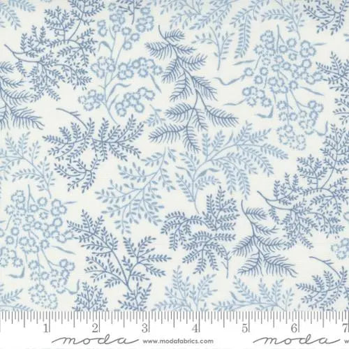Nantucket Summer Cream Blue Sconset Landscape Nature 44"/45" Fabric Per Yard Moda Fabrics & Supplies