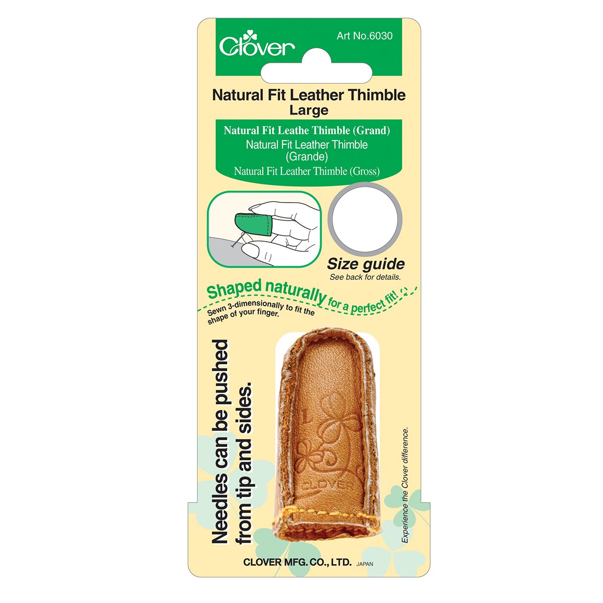 Natural Fit Leather Thimble (Large)