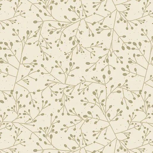Natural Tallium Tangle Cotton Wideback Fabric Per Yard Benartex Inc