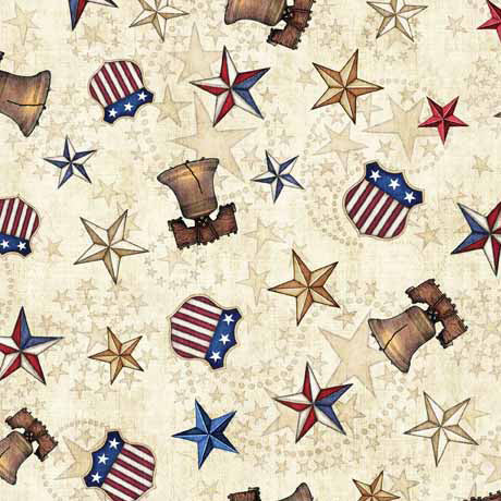 Natural Tan American Spirit Wideback Cotton Fabric per yard 