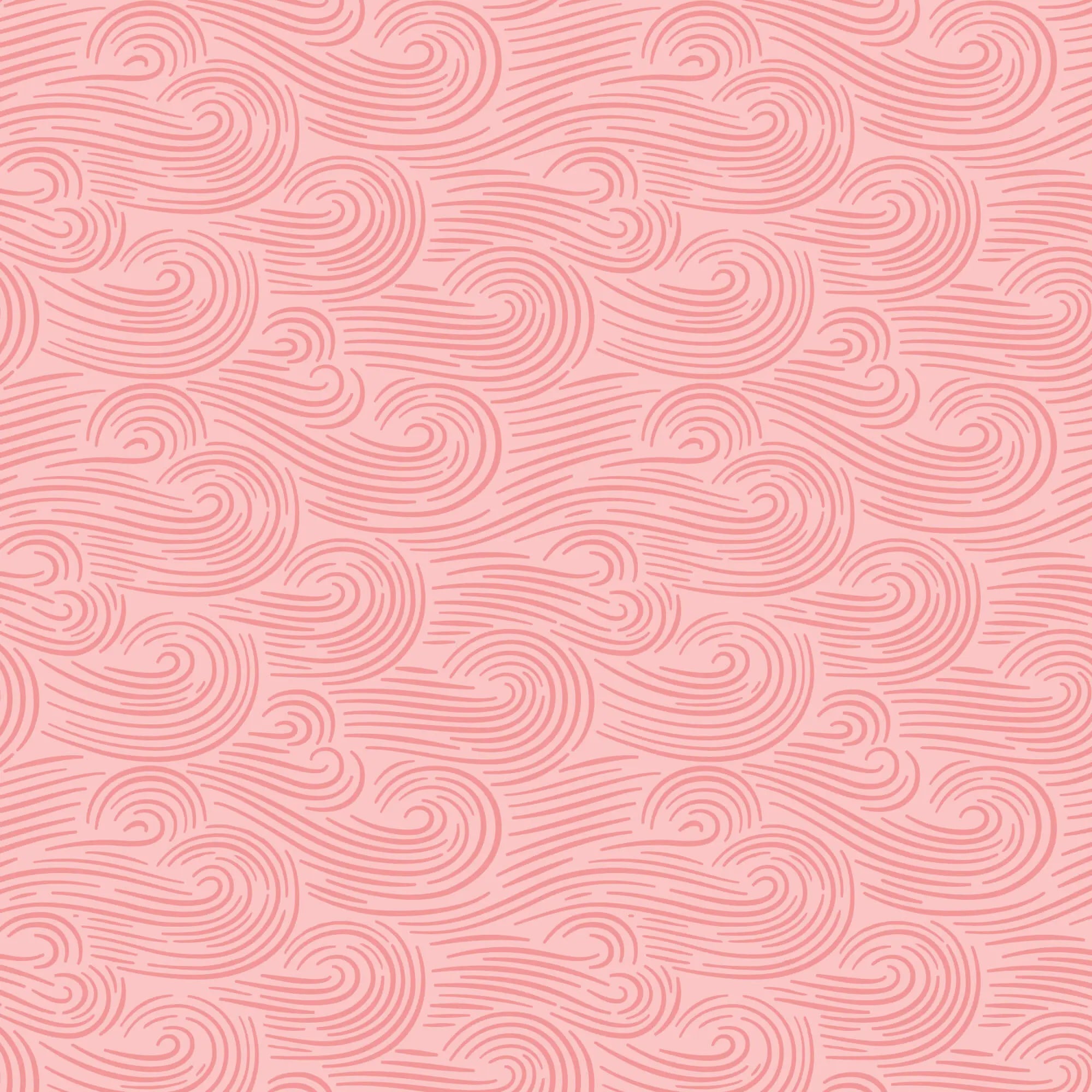 Naturally Wild - Spring Breeze - Pink 44" / 45" Fabric Per Yard The Fabric Company