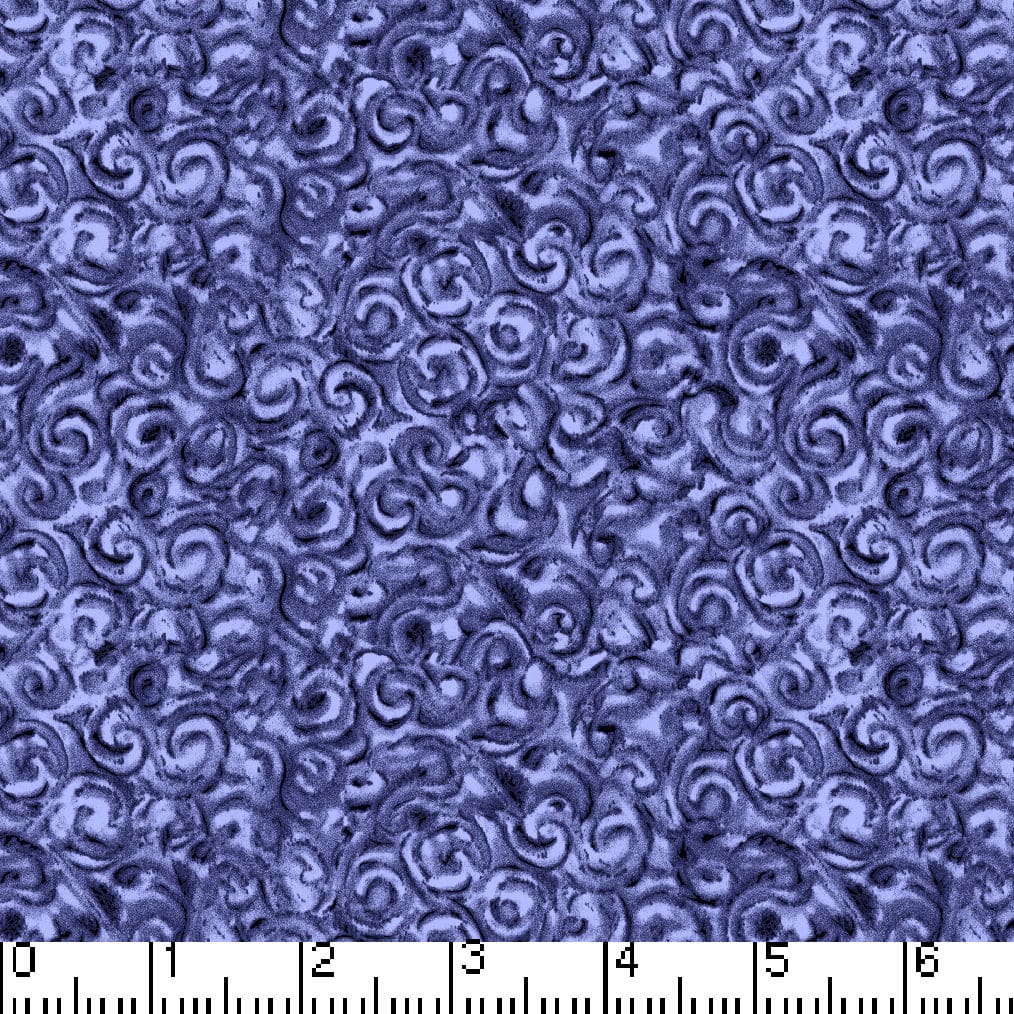 Navy Twister 45" Wide Cotton Fabric Per Yard