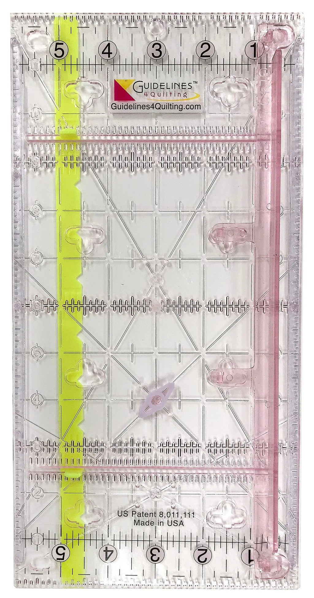 Video Guidelines Ruler New Guidelines Ruler 6in x 12in - Linda's Electric Quilters