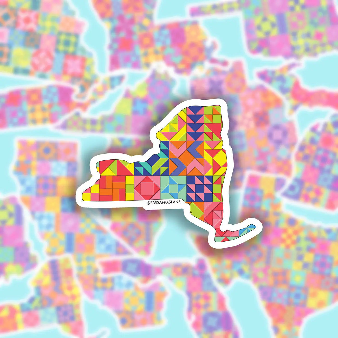 New York State Quilt Stickers