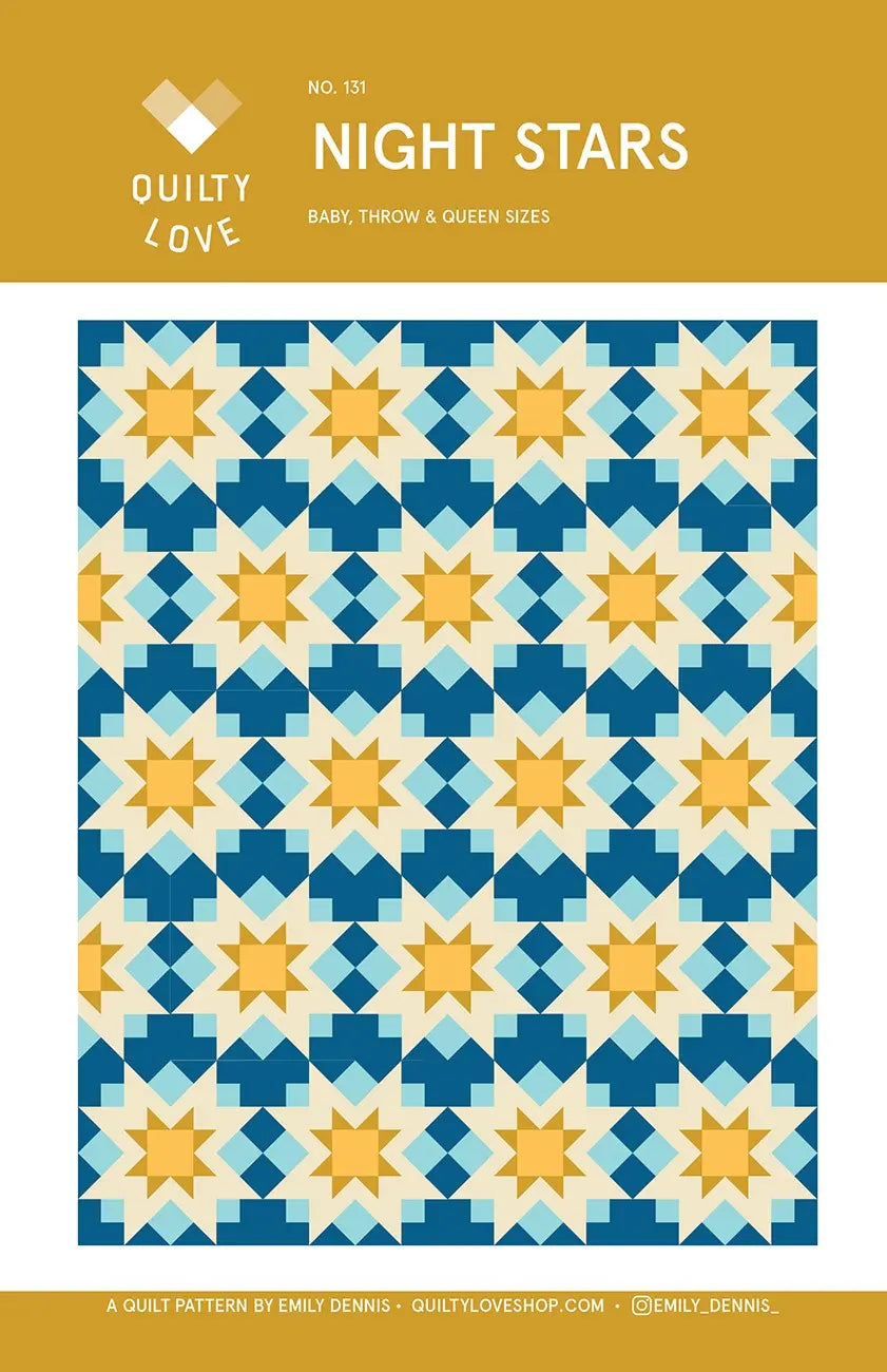 Night Stars Quilt Pattern - Linda's Electric Quilters