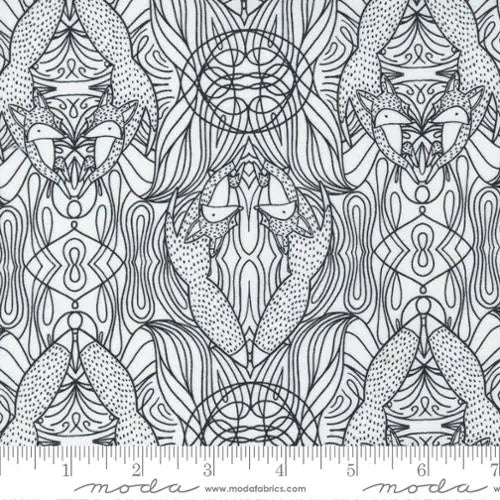 Nocturnal Moon Hidden Foxes 44"/45" Fabric Per Yard Moda Fabrics & Supplies