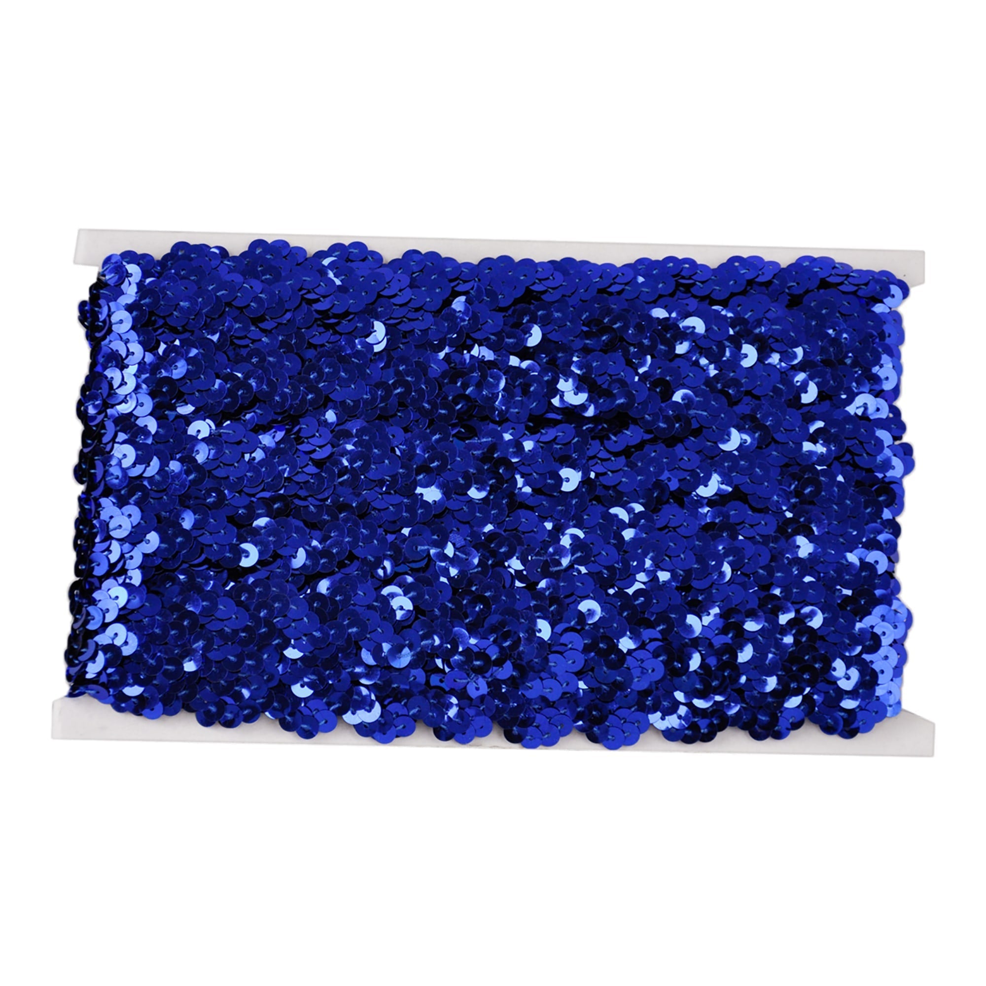Non-Stretch Sequin Trim - 1/2" Width (25 Yard Roll) - BQ-304-04 Royal Blue