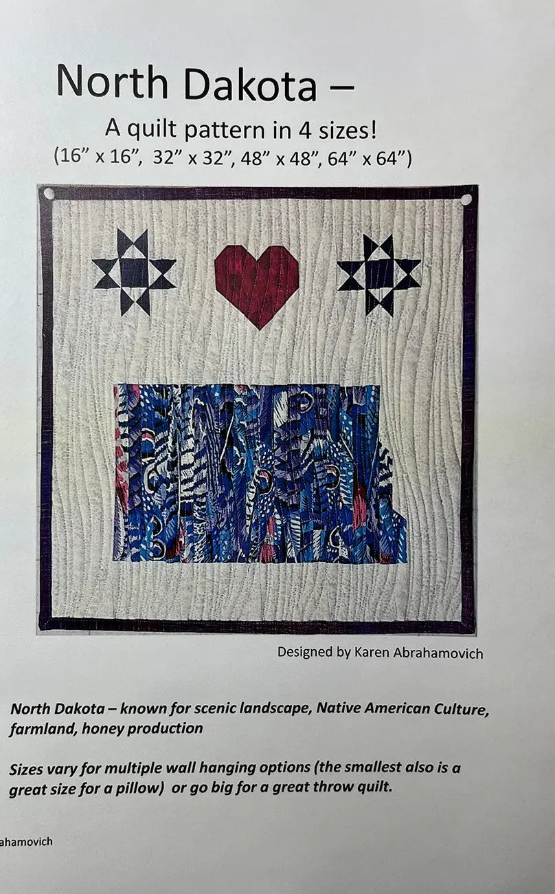 North Dakota Quilt Pattern - Linda's Electric Quilters