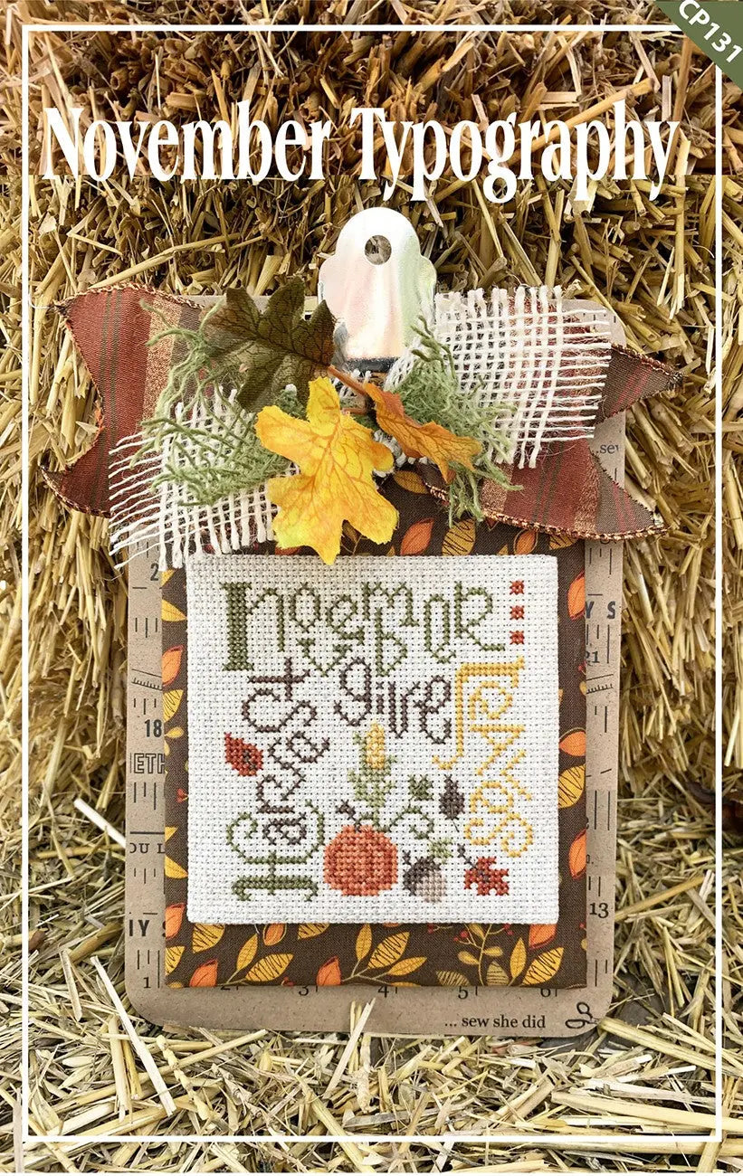 November Typography - Linda's Electric Quilters