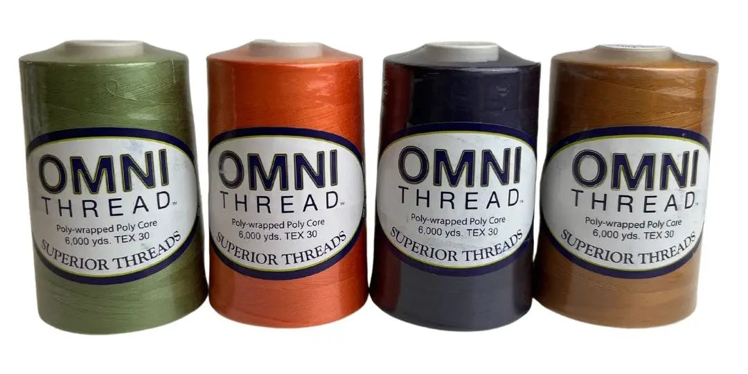 OMNI Polyester Quilting Thread Fall Bundle Set of 4 Linda's Electric Quilters