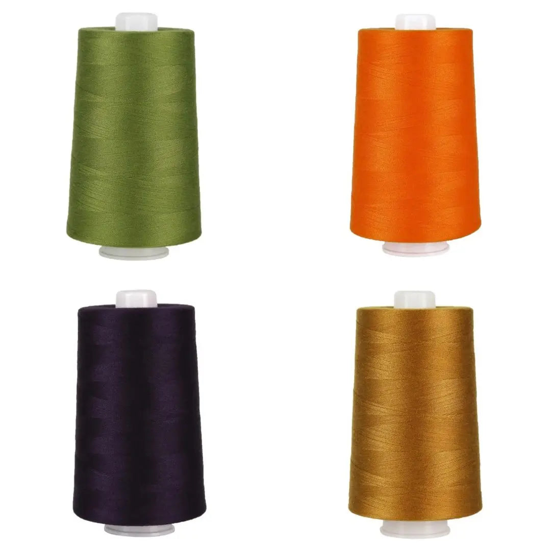OMNI Polyester Quilting Thread Fall Bundle Set of 4 Linda's Electric Quilters