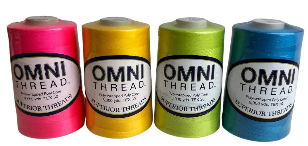 OMNI Polyester Quilting Thread Vibe Bundle of 4 Linda's Electric Quilters