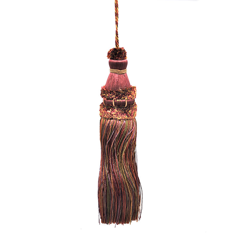 Odyssey Collection - 5" Length TASSEL - BT-5030-70/81 Burgundy and Mocha