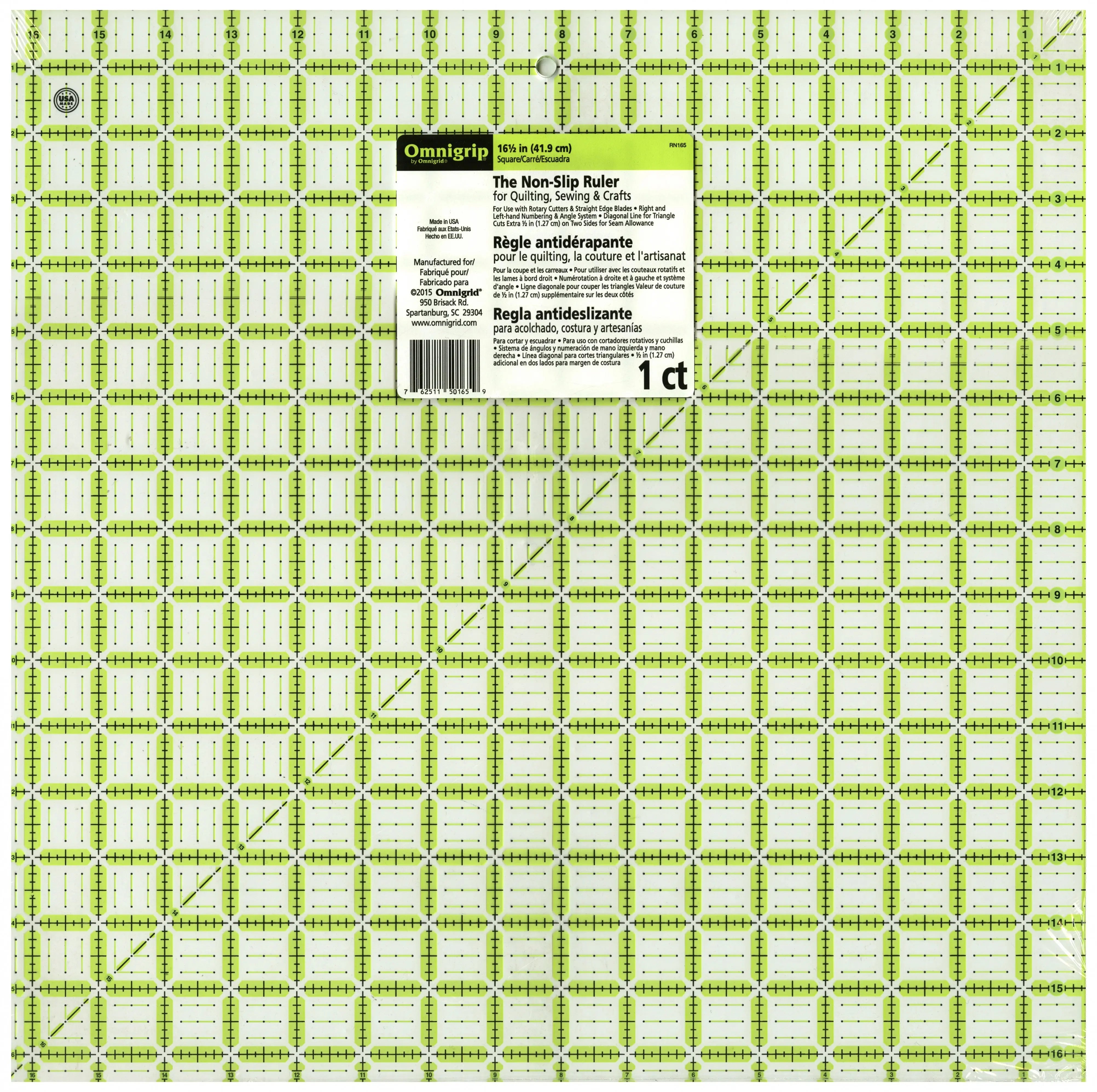 Omnigrip 16 1 2 Inch Square Ruler