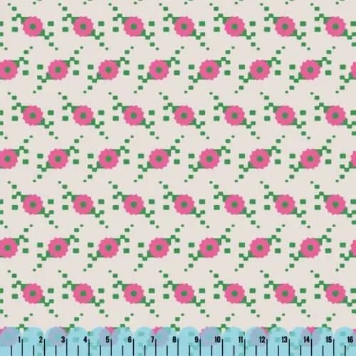 Orderly Fashion - Digital Daisy (Modal Rayon) 44" / 45" Fabric Per Yard The Fabric Company