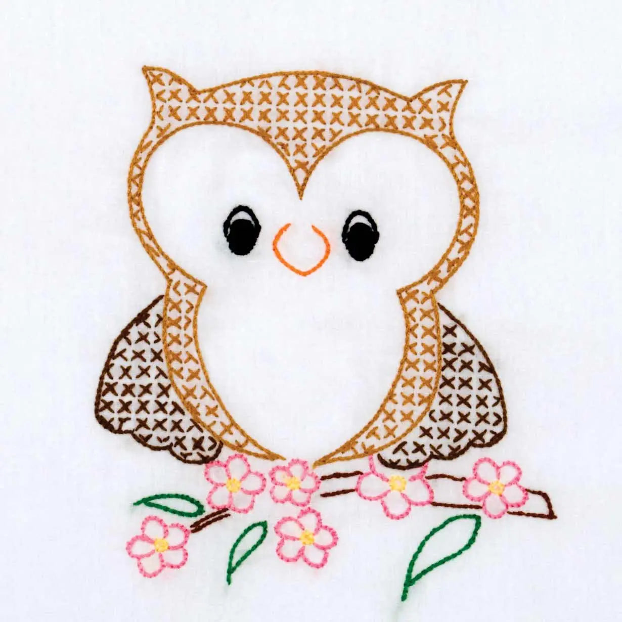 Owl On Branch 9in Quilt Blocks Checker Distributor