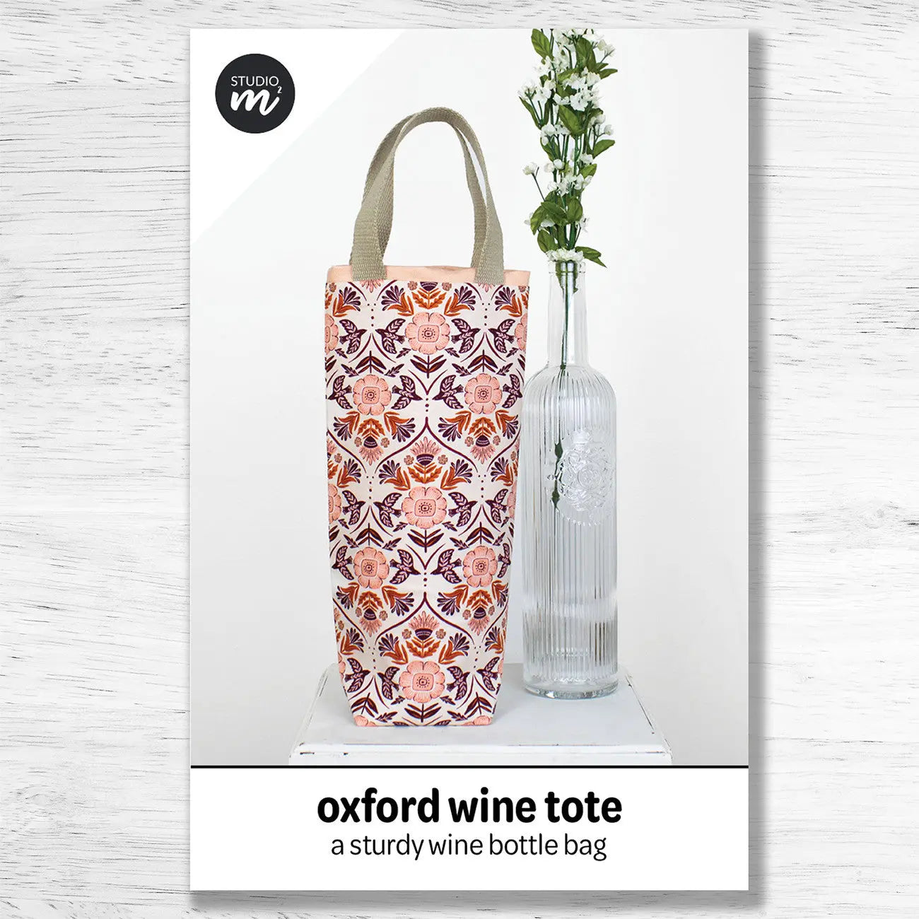 Oxford Wine Tote - Linda's Electric Quilters