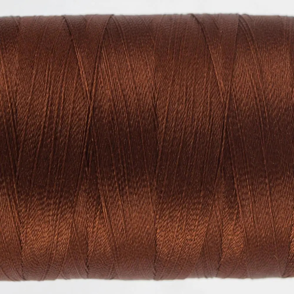 P4333 - Polyfast™ 40wt Trilobal Polyester Dark Copper Brown Thread\ WonderFil USA