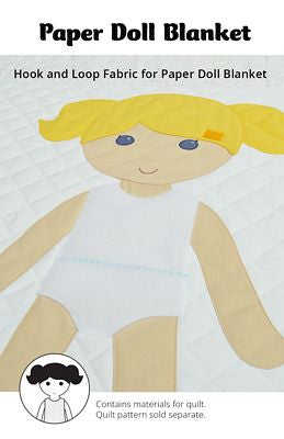 Paper Doll Blanket Hook and Loop Fabric- 10 Pack