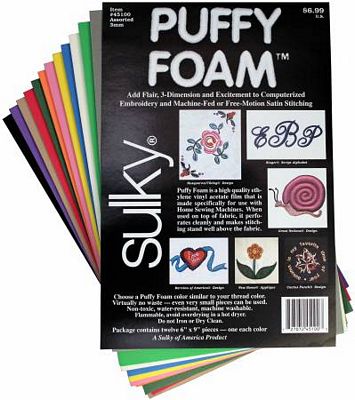 Puffy Foam12 Color Asst 3mm