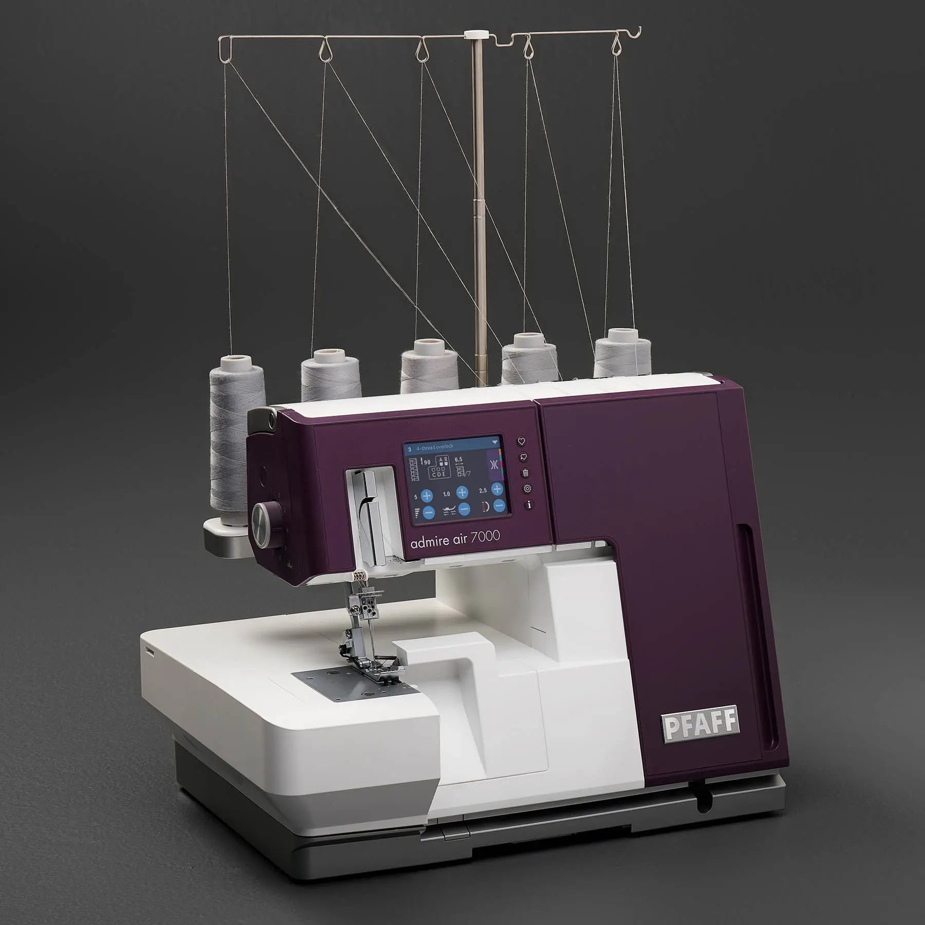 PFAFF® admire™ air 7000 Purple Coverlock Machine Singer
